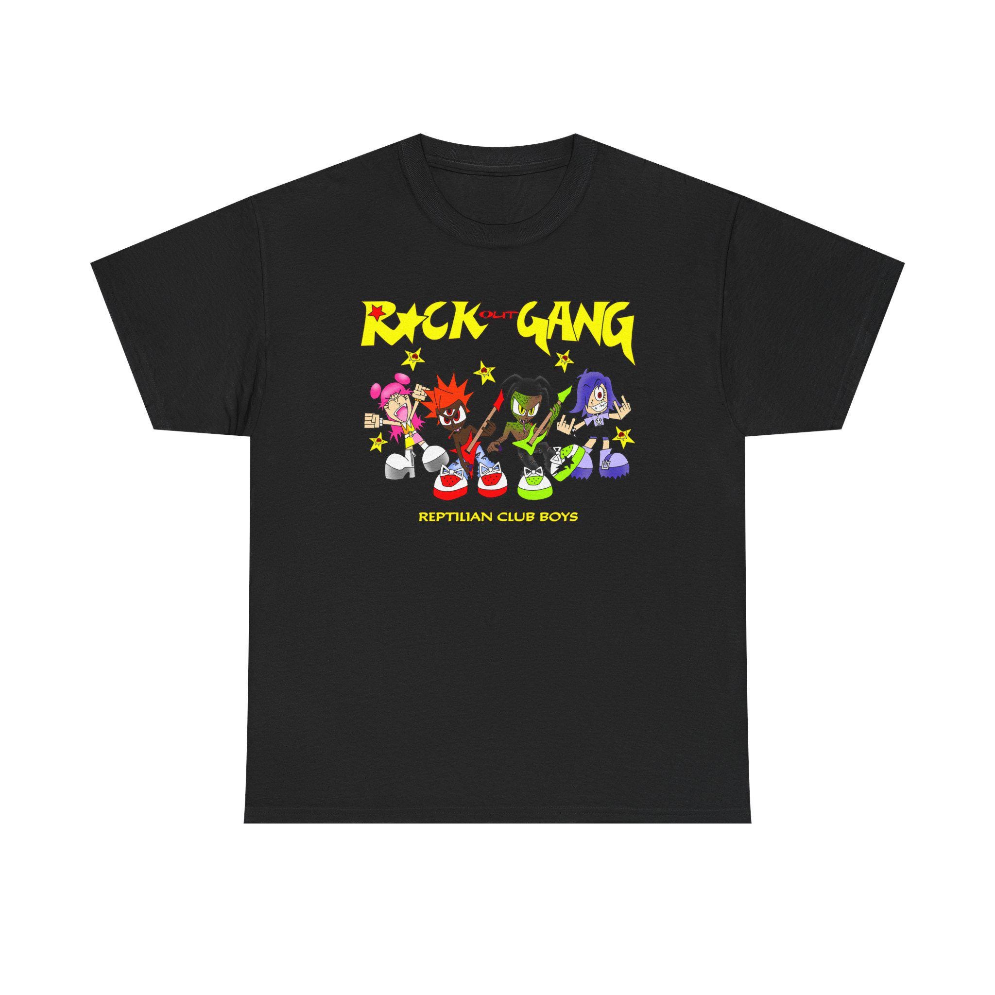 Reptilian Club Boyz RCB Rockout Gang T-shirt Tee | Y2K Hi-c 