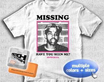 Earl Sweatshirt Missing Have You Seen Me T-shirt, Odd Future Shirt