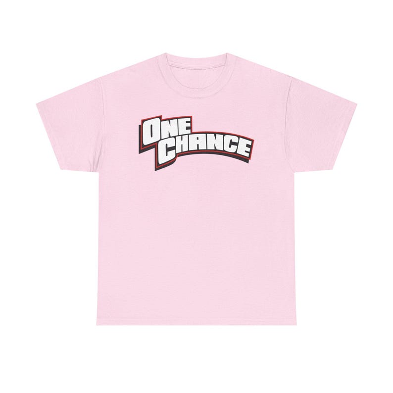 Xaviersobased 1c34 One Chance Logo T-Shirt Tee | Nettspend Osamason Che 2Hollis Jaydes Drain Gang Ecco2k Bladee Jaydes Fakemink Joeyy Light Pink