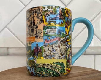 Disney Park-koffiemok Fantasyland & Tomorrowland Disney Mickey Mouse Minnie Mouse