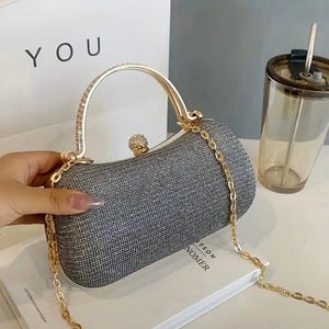 Shining Rhinestone Clutch Handbag