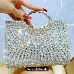 Funkelnde Strass Abend Clutch Geldbörse