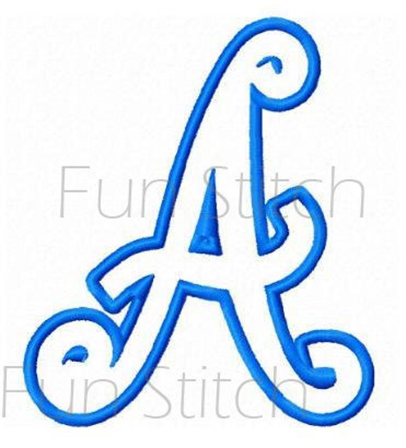Annie apliques font Letras diseños del bordado de la máquina | Etsy México