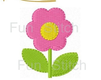 daisy flower floral machine embroidery design