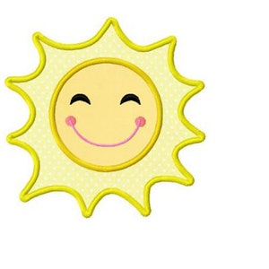 zon appliqué machineborduurontwerp digitaal patroon