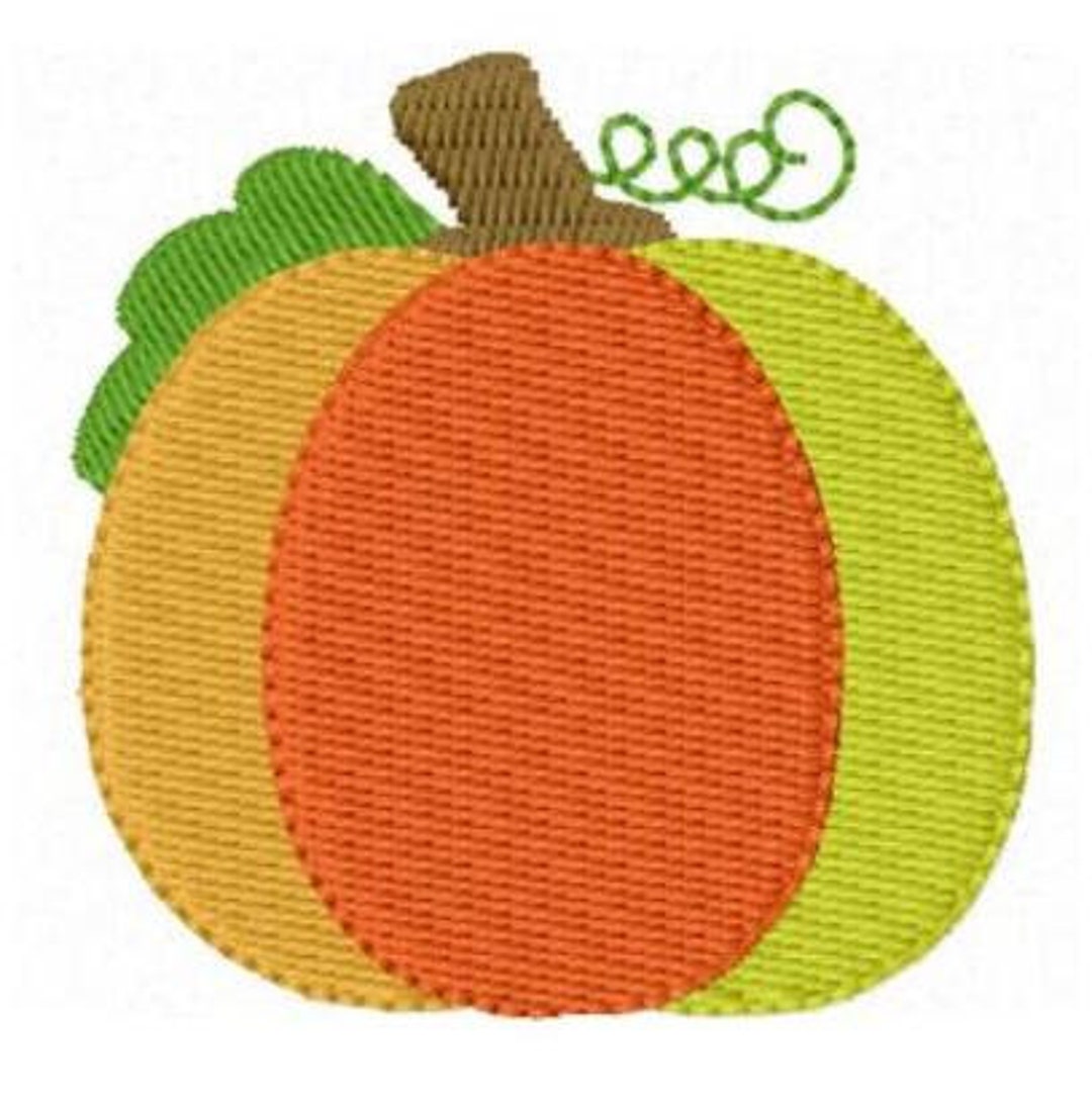 Mini Pumpkin Fall Machine Embroidery Design - Etsy
