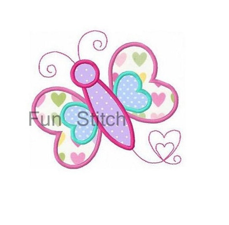 Butterfly love applique machine jessecmault design  etsy