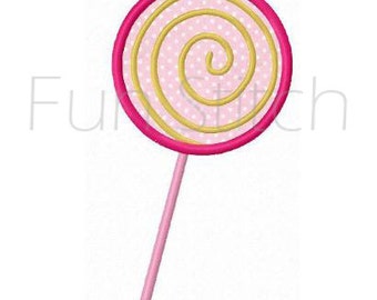 lollipop applique machine embroidery design