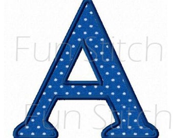 Greek applique font letters machine embroidery design