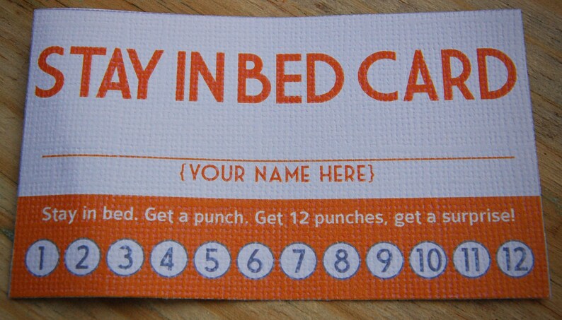 INSTANT DOWNLOAD: DIY Printable Punch Cards  4 colors chore image 3