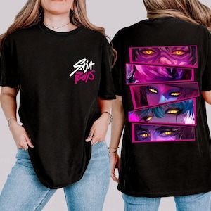 Kpop Saja Boys Shirt, Saja Boys Fan Gifts, Kpop Demon Hunters Shirt, Demon Hunters Merch, Kpop Huntrix Pin Shirt