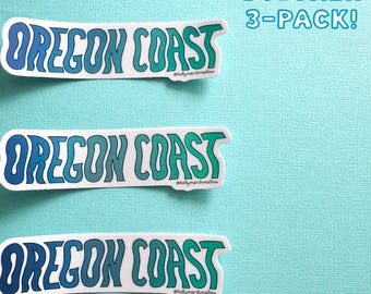 Oregon Coast Die Cut Sticker 3-Pack