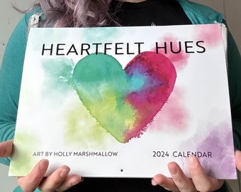 Heartfelt Hues 2024 Calendar