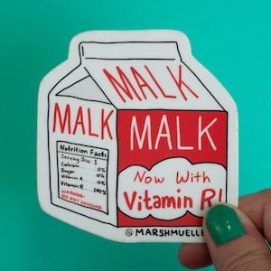 Malk Die Cut Sticker
