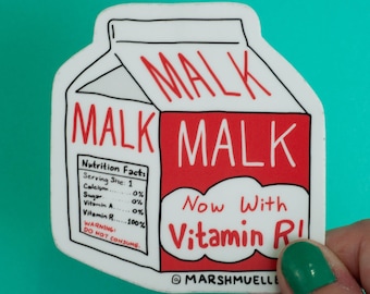 Malk Die Cut Sticker