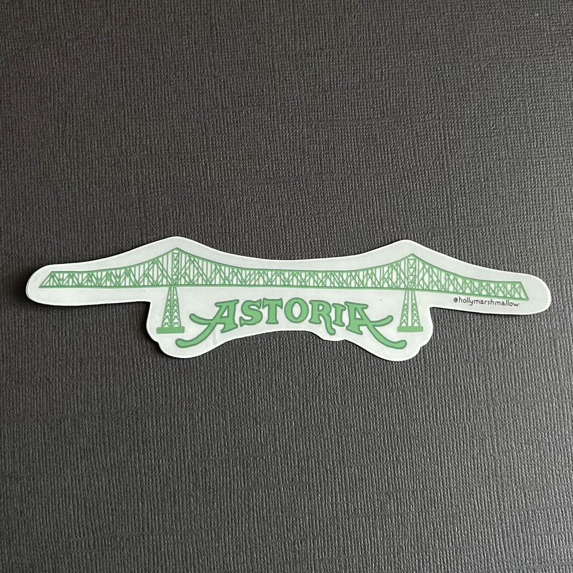 Astoria Megler Bridge Die Cut Sticker - Etsy