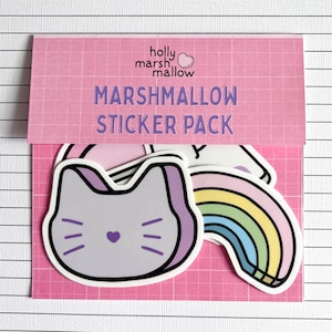 Marshmallow Sticker Pack