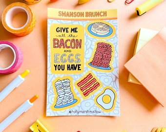All the Bacon and Eggs You Have Sticker Sheet