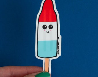 Cute Popsicle Die Cut Sticker