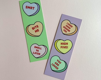 Convo Hearts Bookmark Bundle