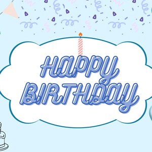 Baby Blau Illustrierende niedliche alles Gute zum Geburtstagkarte für Jungen