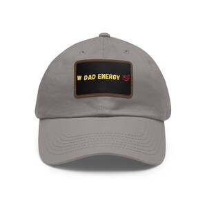 Dad Hat met leren patch - Grappig cadeau voor vaders, vrijetijdskleding, Vaderdag, Dad Life, stijlvolle accessoires, geborduurde pet