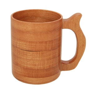 Handcrafted Hickory Large Wood Mug 32 oz Tankard, Beer Stein, Beer Mug, Drinking Vessel