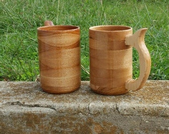 Handcrafted Wood Mug Hickory 20 oz , Wood Beer Mug, Beer Stein, Drinking Vessel, Stein, Wood Beer Tankard, Wood Beer Stein