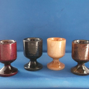 Small Wood Shot Glass - Wood Jigger - Remedy Cup, One ounce Small Shot, One ounce Shot