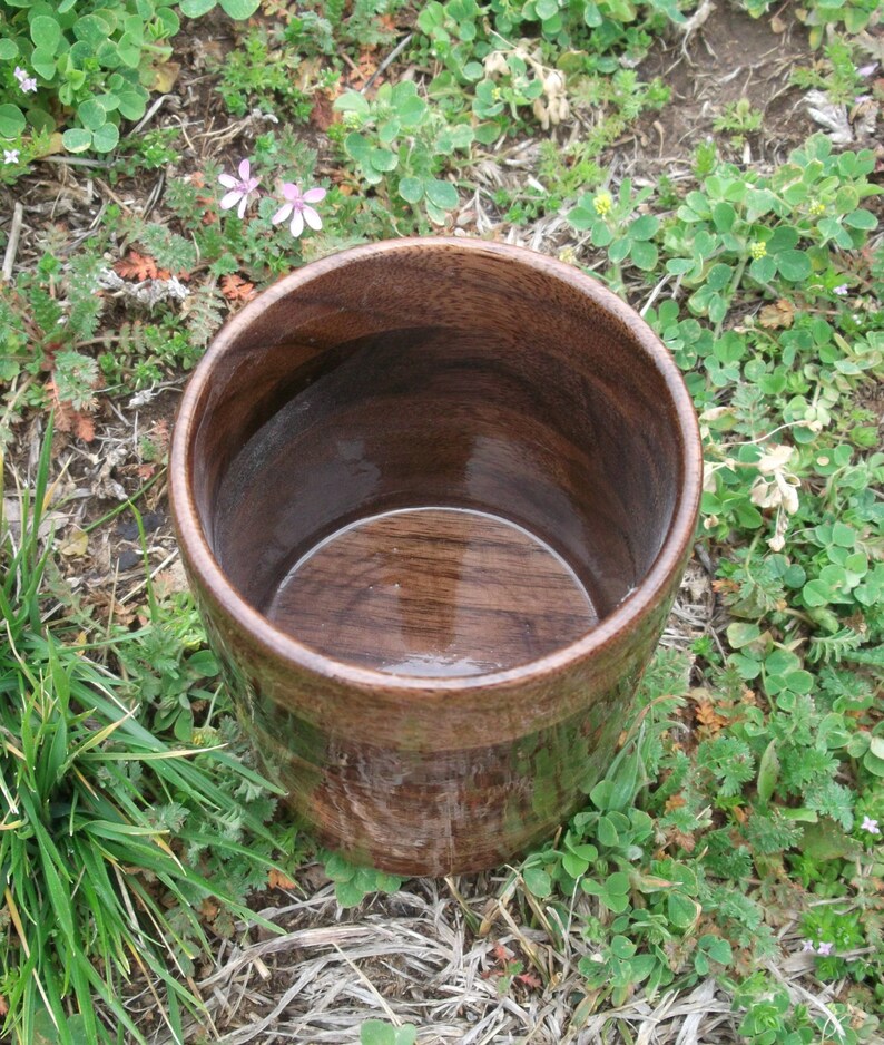 Handcrafted Wood Juice 8oz Mug Walnut Juice Cup Wood Juice Etsy