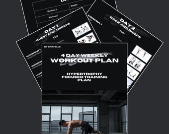 Plano de treino de 4 dias da Brovolve