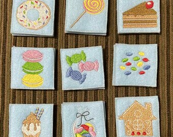 Felt Sweet Treats Memory Game in Carrying Case
