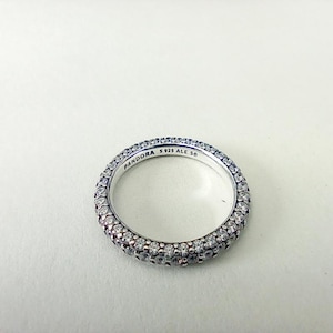 pandora timeless pavé single-row ring ale s925