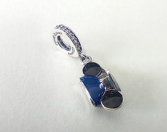 pandora  mickey mouse graduation ear hat silver charm