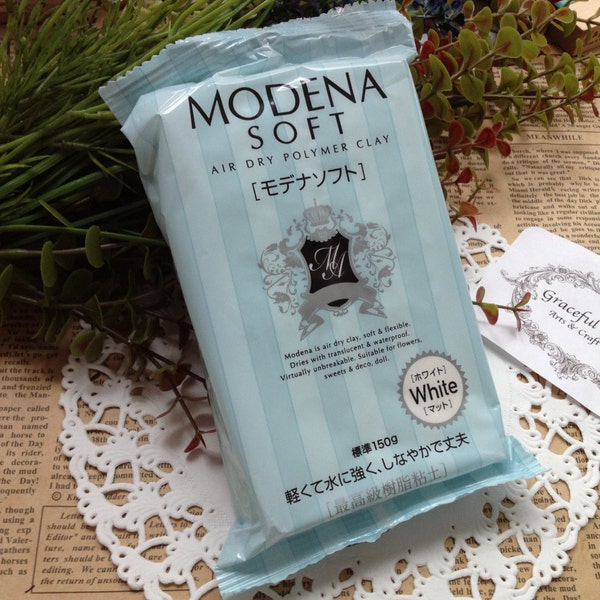 Modena Soft Air Dry Polymer Clay - 150g - Padico Brand (Made in Japan)
