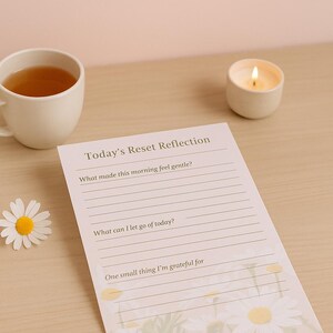 Morning Reset Routine Printable for Moms – 5-page Gentle Planner (PDF ...