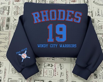 Sudadera bordada de la serie Windy City, artículos de Liz Tomforde, sudadera con capucha de Windy City Warriors, regalo literario de romance de hockey, suéter Mile High
