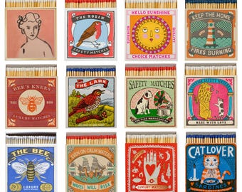 Vintage Match Box Poster