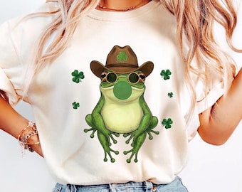 Funny Frog Sweatshirt, Funny Toad Shirt, Lucky Frog Lover Gift, Silly Frog Meme Graphic Tee, Funny Frog Lover Shirt