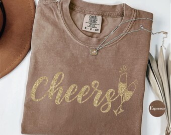 Cheers shirt, Cheers Party Comfort Colors® shirt, Family Party Shirt, Cheers Holiday shirt, Family Trip 2026, Happy New Year T-shirt