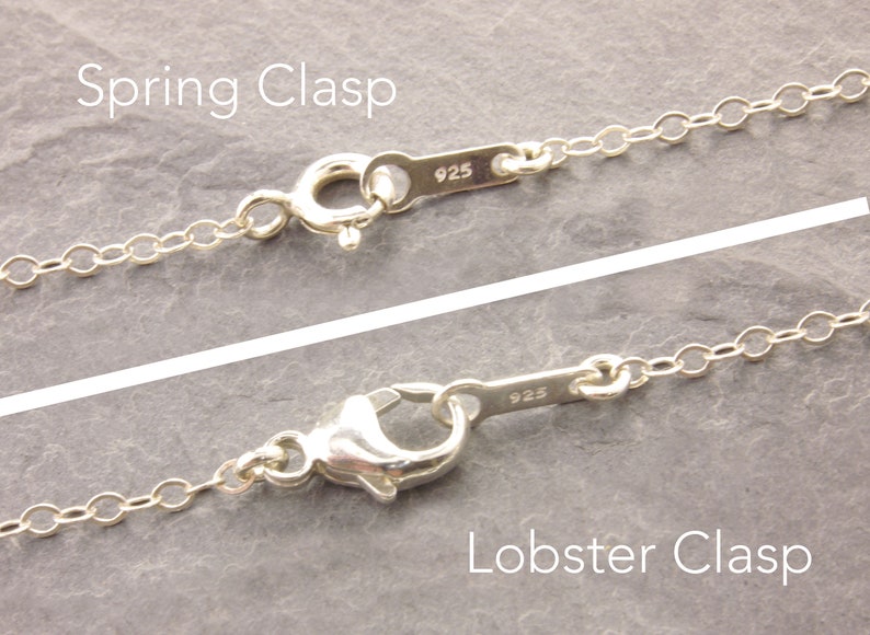 Sterling Silver Chain Necklace any length dainty chain 1s figure 8 chain choker necklace silver long chain necklace layering necklace