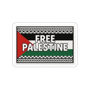 Sticker imperméable Palestine gratuit