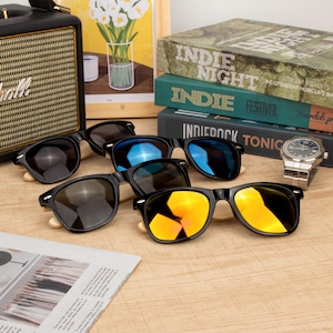 Custom Engraved Wooden Sunglasses, Personalized sunglasses for wedding party,Custom Name Gift for Him or Groom