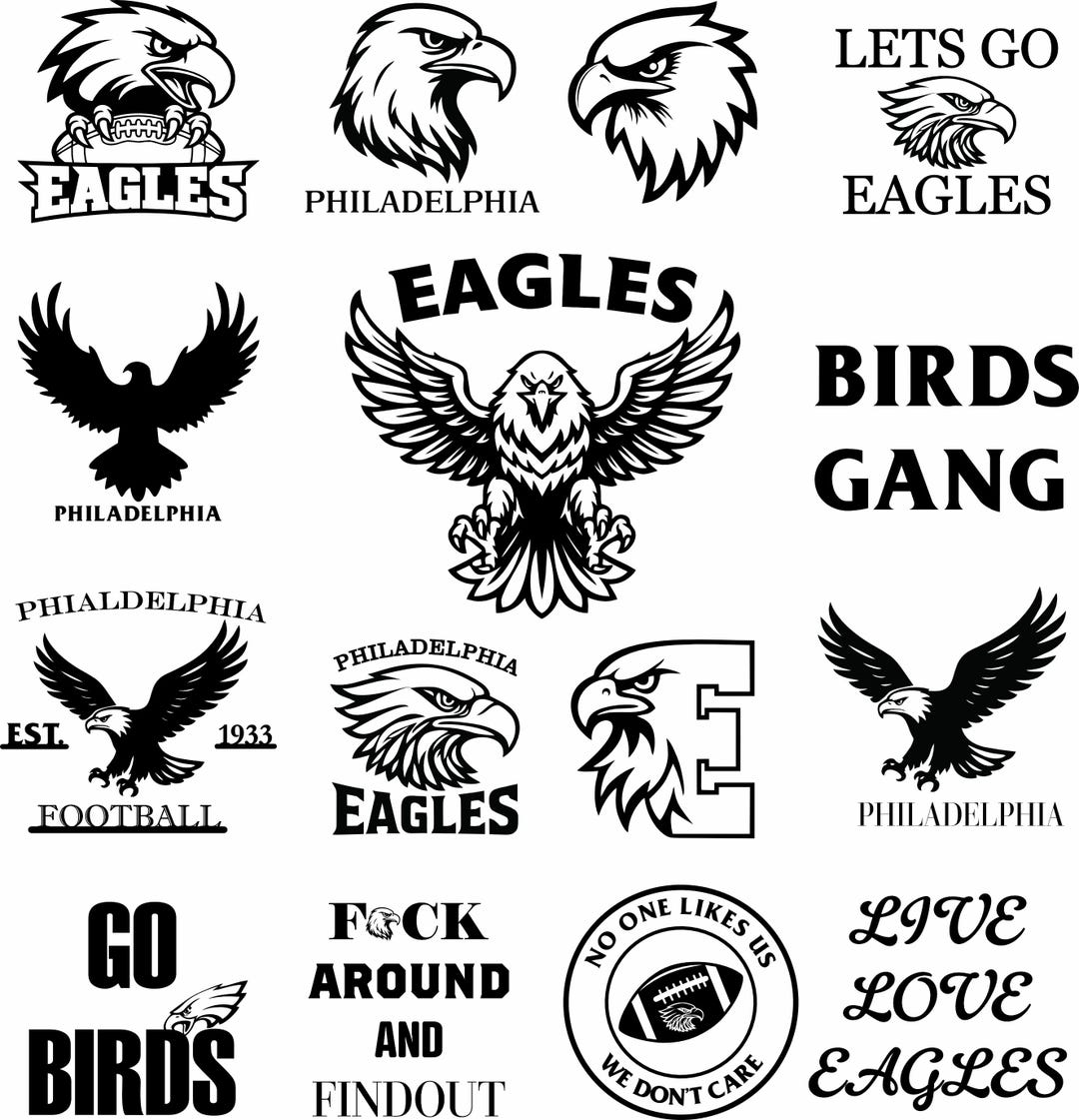 Eagle SVG Bundle | Eagles Cut File for Cricut & Silhouette | Eagle SVG ...