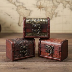Treasure chest 3-piece set, 6415-108, 8 x 5 x 6 cm