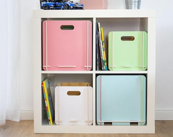 HMF Aufbewahrungsbox 3740 aus Holz passend für Kallax, Regalbox in verschiedenen Farben und Größen
