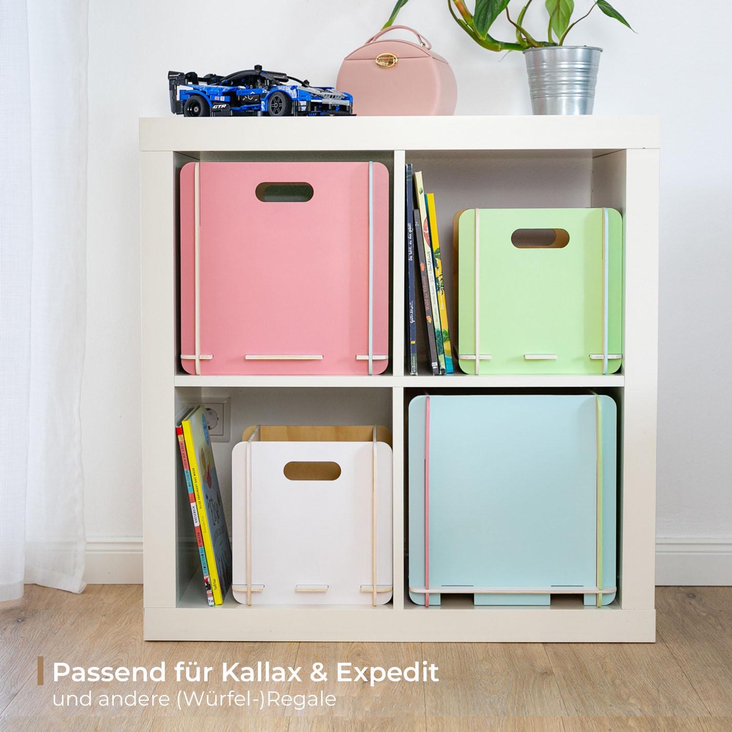 Kallax plastic box