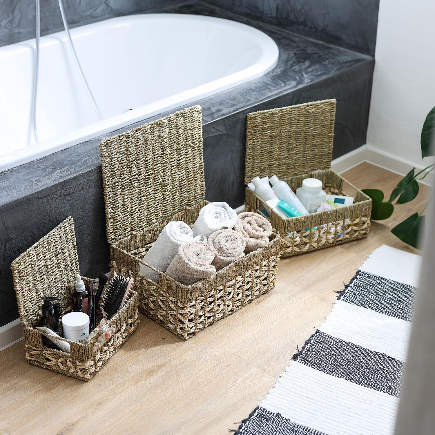 Basket for guest towels - Etsy.de