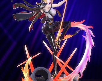 Evelyn Chevalier Zenless Zone Zero | 3D-geprint | Animemodel | Harsfiguur