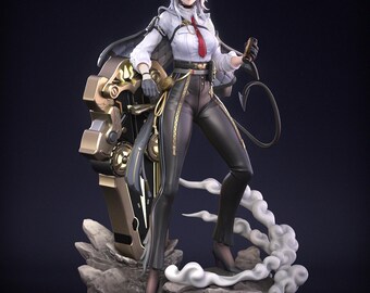 Zani Wuthering Waves-figur | 3D-utskriven | Animemodell | Resinfigur